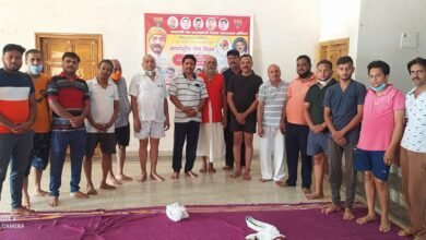 Photo of *▪️पी एम नरेंद्र मोदी के आव्हान पर खरसिया में योगाभ्यास कर योग दिवस मनाया गया…*